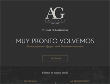 Tablet Screenshot of agjoyeria.com